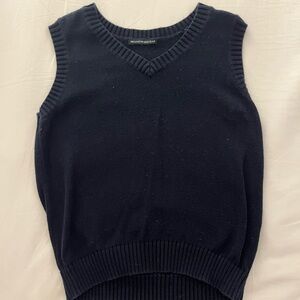 Brandy Melville Navy Blue Sweater Vest